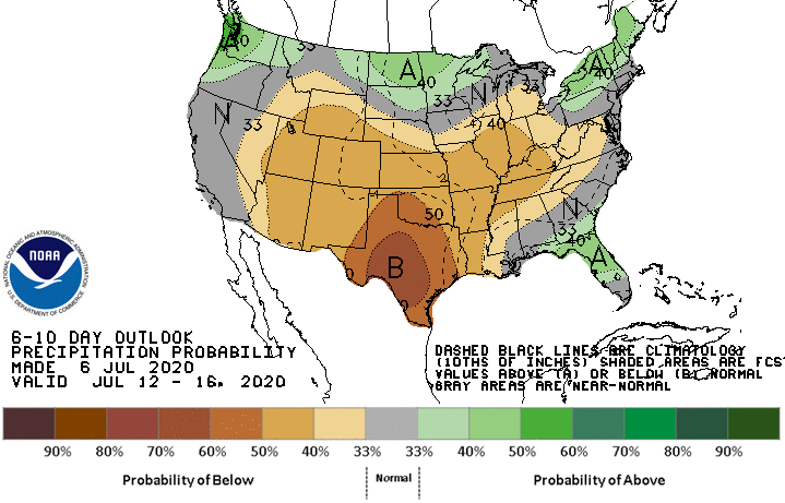 6-10 Day Precipitation Probability Outlook